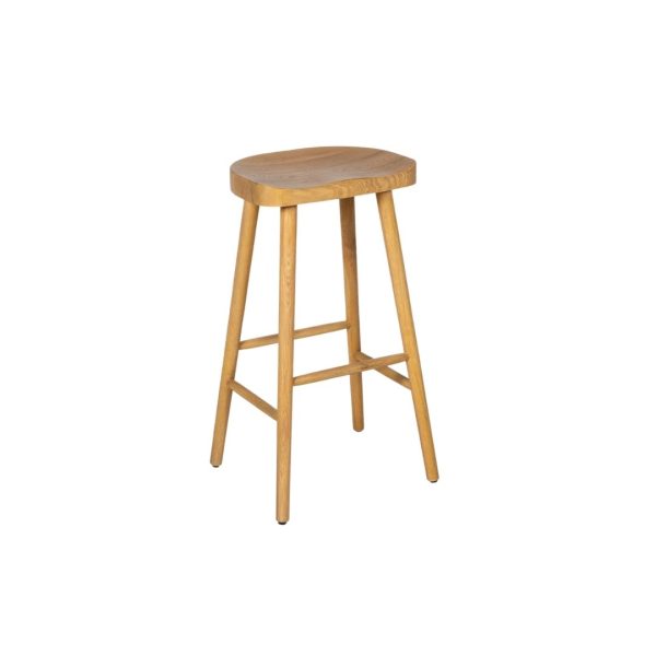 Desain tanpa judul.zip - 18 Teak Wood Bar Stool
